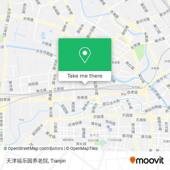 天津福乐园养老院 map