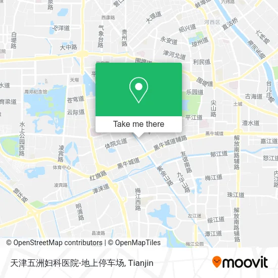 天津五洲妇科医院-地上停车场 map