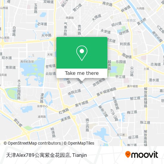 天津Alex789公寓紫金花园店 map