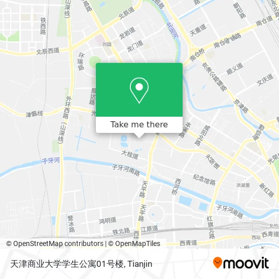 天津商业大学学生公寓01号楼 map