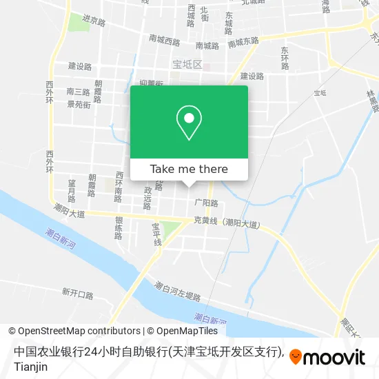 中国农业银行24小时自助银行(天津宝坻开发区支行) map