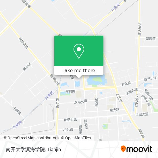 南开大学滨海学院 map