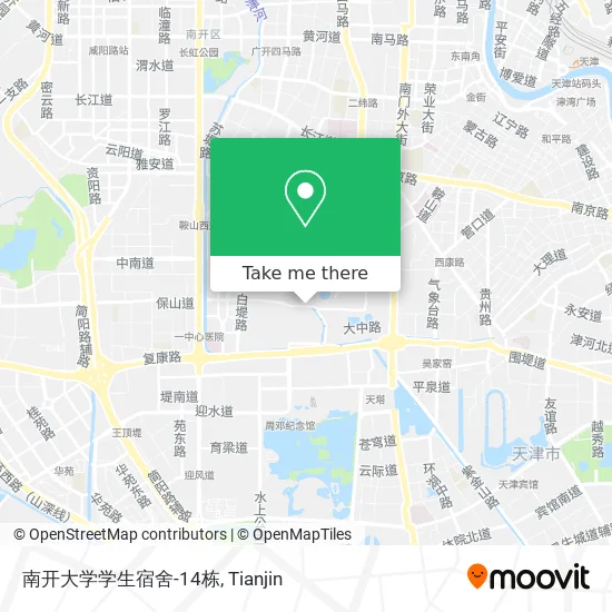 南开大学学生宿舍-14栋 map