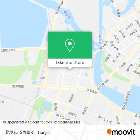 北塘街道办事处 map