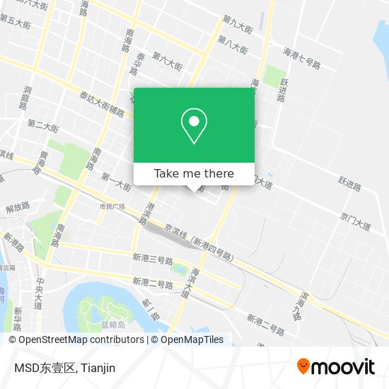MSD东壹区 map