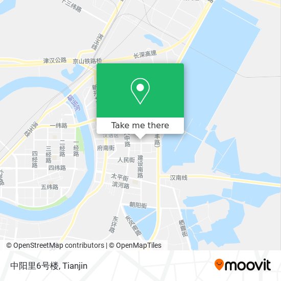 中阳里6号楼 map
