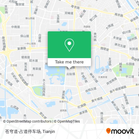 苍穹道-占道停车场 map