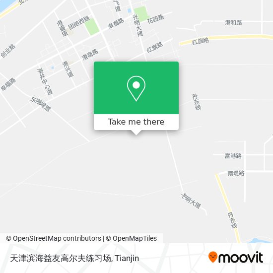 天津滨海益友高尔夫练习场 map