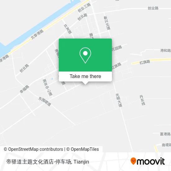 帝驿道主题文化酒店-停车场 map