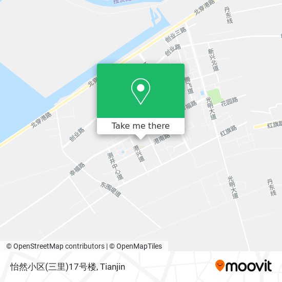 怡然小区(三里)17号楼 map