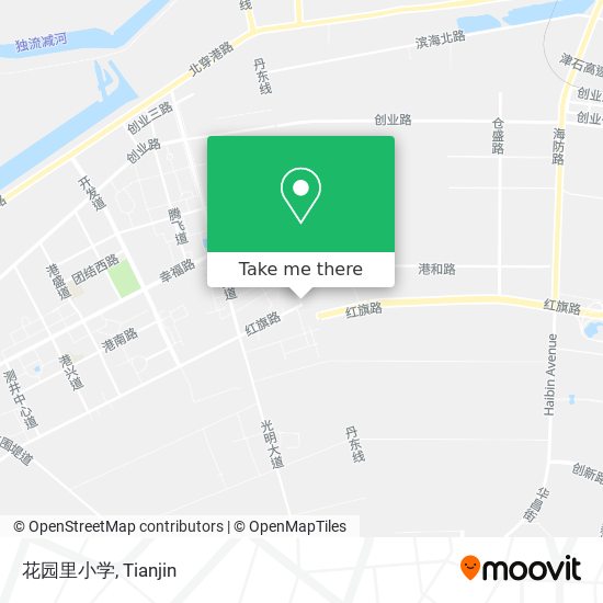 花园里小学 map