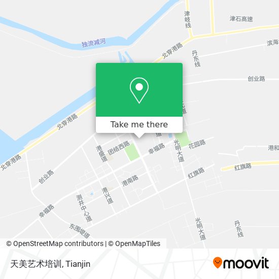 天美艺术培训 map
