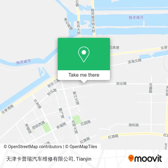 天津卡普瑞汽车维修有限公司 map