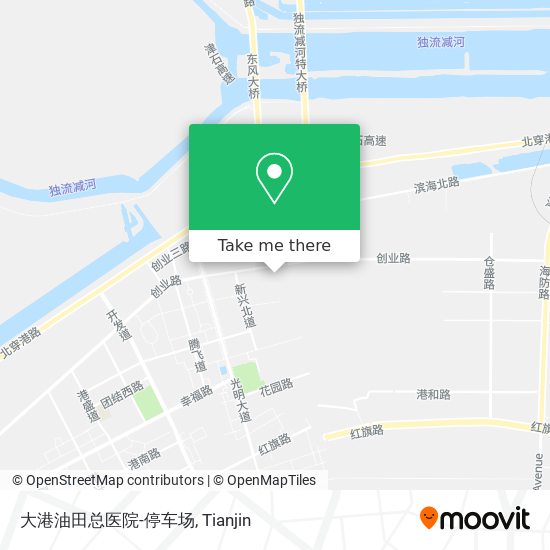 大港油田总医院-停车场 map