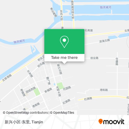 新兴小区-东里 map
