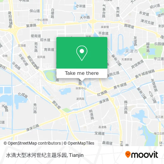 水滴大型冰河世纪主题乐园 map