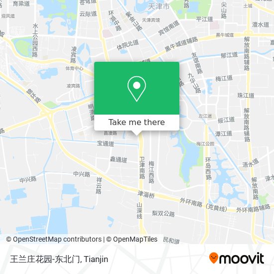 王兰庄花园-东北门 map