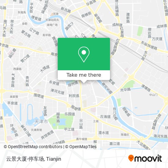 云景大厦-停车场 map