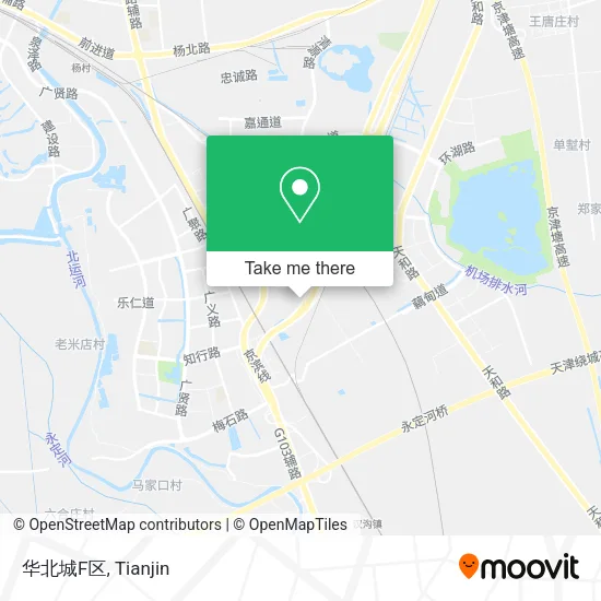 华北城F区 map
