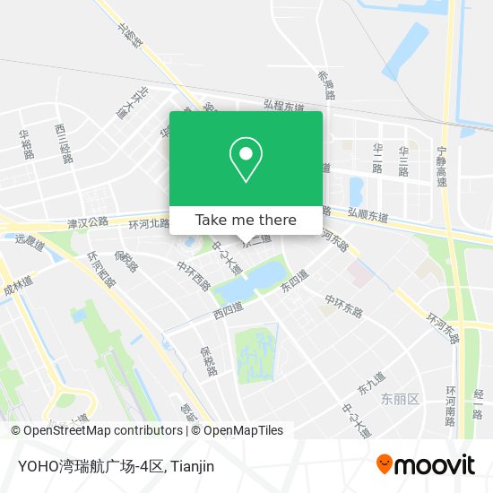 YOHO湾瑞航广场-4区 map