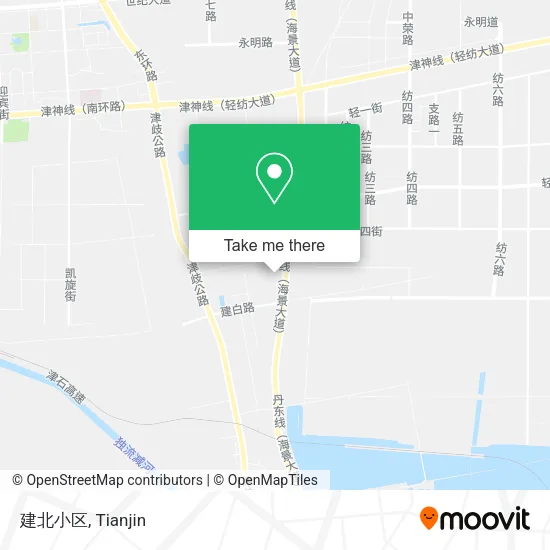 建北小区 map