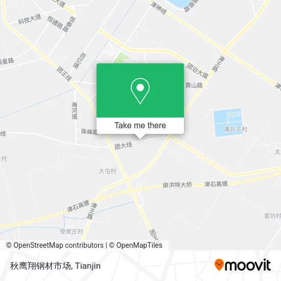 秋鹰翔钢材市场 map