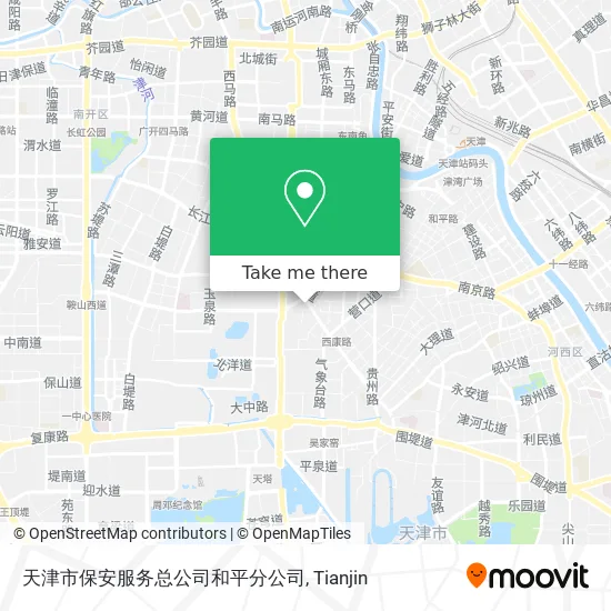 天津市保安服务总公司和平分公司 map
