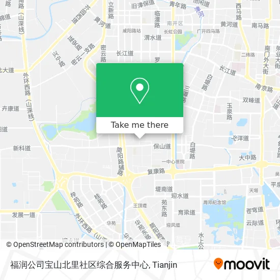 福润公司宝山北里社区综合服务中心 map