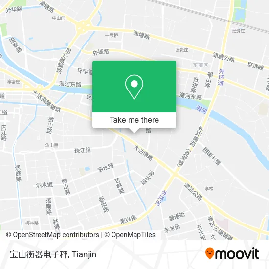 宝山衡器电子秤 map