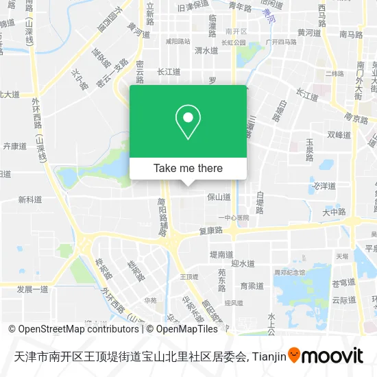 天津市南开区王顶堤街道宝山北里社区居委会 map