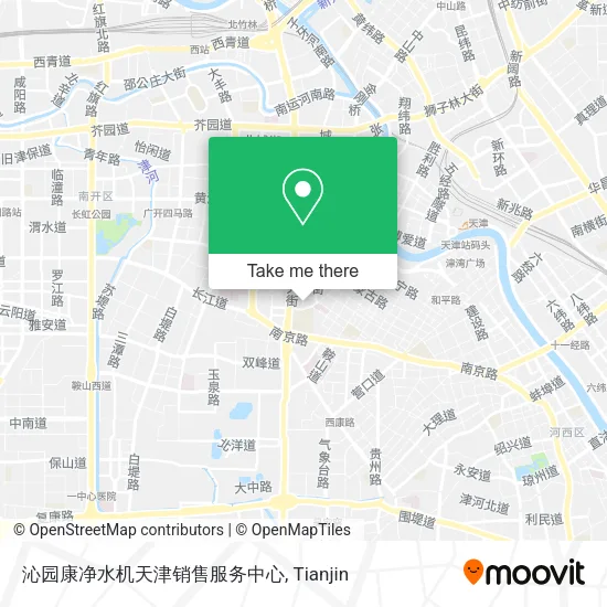 沁园康净水机天津销售服务中心 map