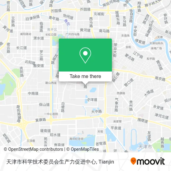 天津市科学技术委员会生产力促进中心 map