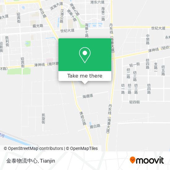 金泰物流中心 map