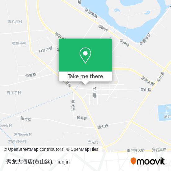 聚龙大酒店(黄山路) map