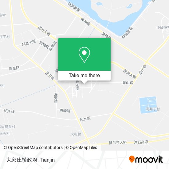 大邱庄镇政府 map