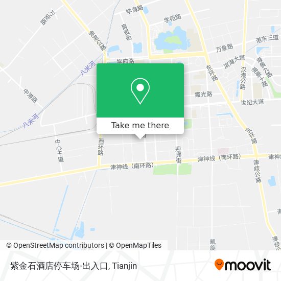 紫金石酒店停车场-出入口 map