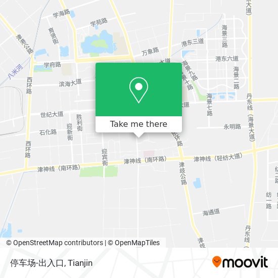 停车场-出入口 map