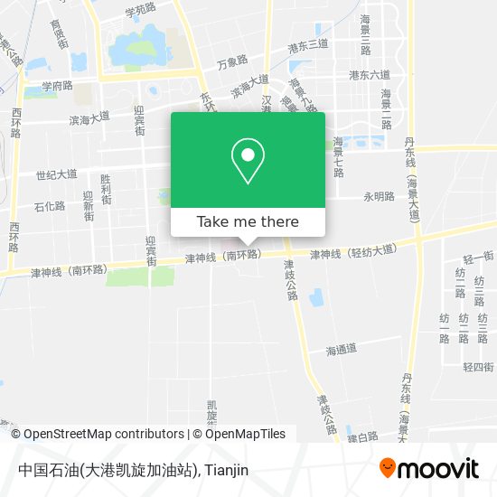中国石油(大港凯旋加油站) map