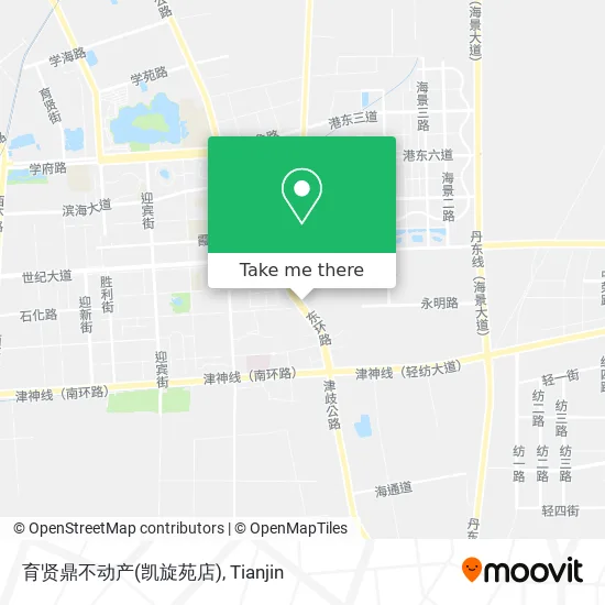 育贤鼎不动产(凯旋苑店) map