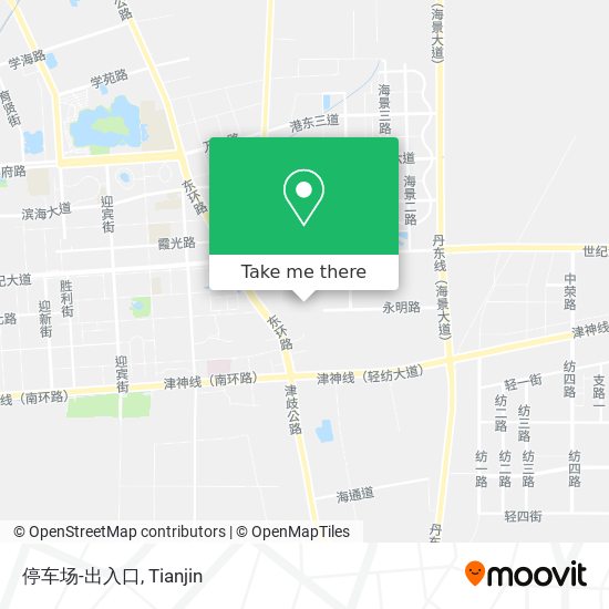 停车场-出入口 map