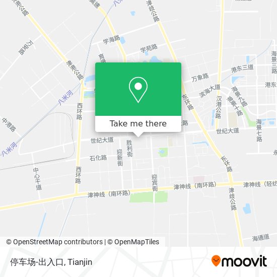 停车场-出入口 map