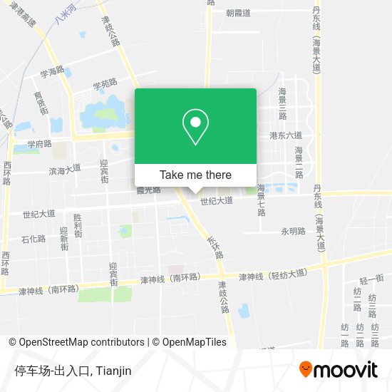 停车场-出入口 map