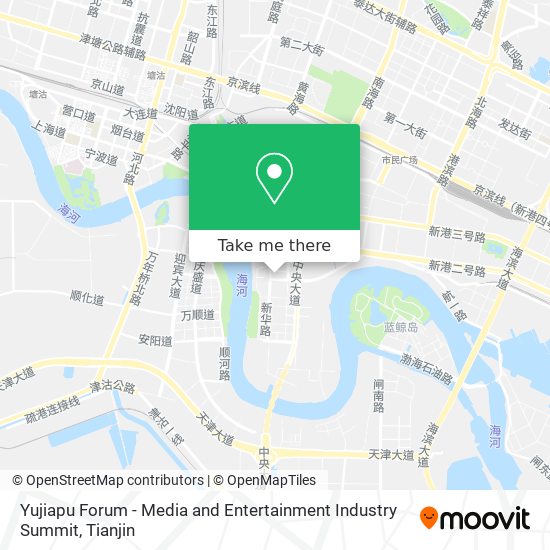 Yujiapu Forum - Media and Entertainment Industry Summit map