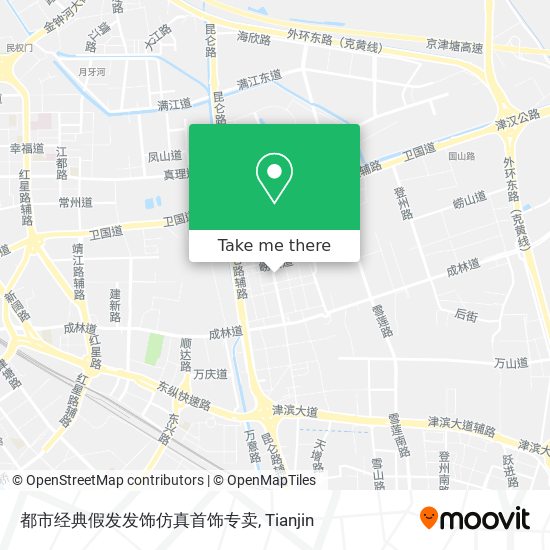 都市经典假发发饰仿真首饰专卖 map