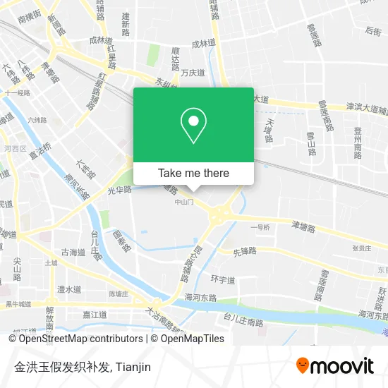 金洪玉假发织补发 map