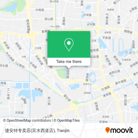 捷安特专卖店(宾水西道店) map