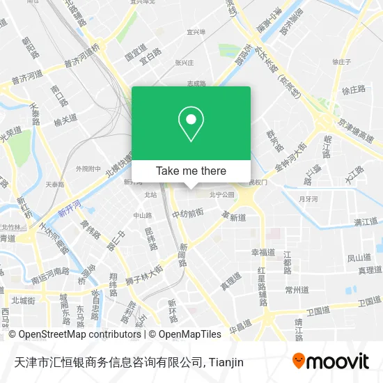 天津市汇恒银商务信息咨询有限公司 map