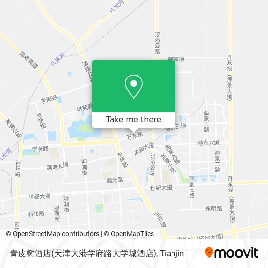 青皮树酒店(天津大港学府路大学城酒店) map