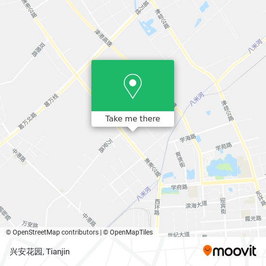 兴安花园 map