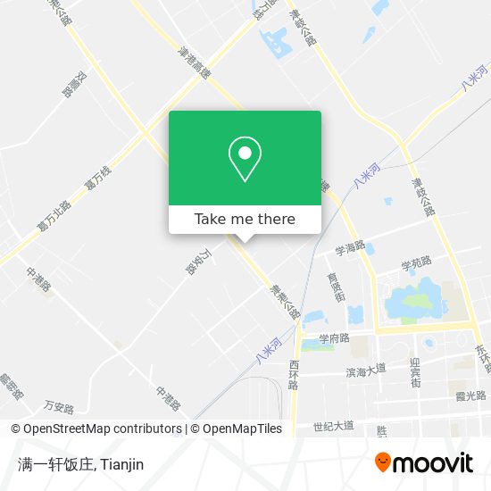 满一轩饭庄 map